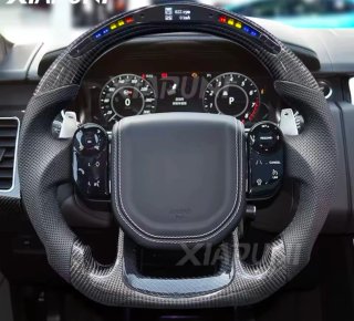Volante de carbono digital range rover sport