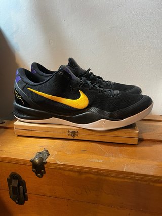 Nike Kobe 8 Talla 50.5 EU / 16 US Negro Amarillo
