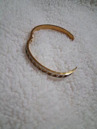 Pulsera Acero Inoxidable Estrellas Doradas