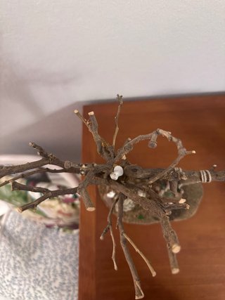 Árbol Belén 34cm con niño en columpio