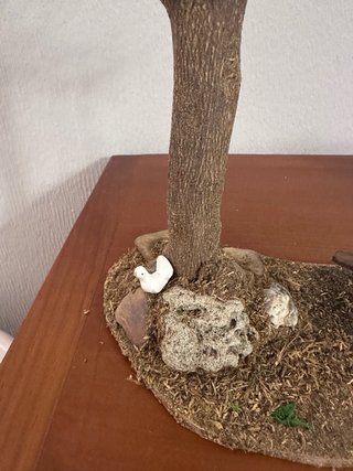 Árbol Belén 34cm con niño en columpio