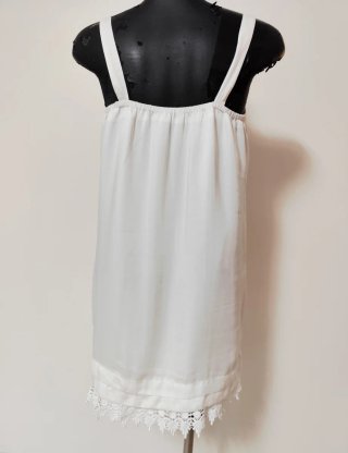 Vestido Branco com Rendas - Lanidor (M)