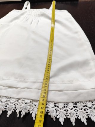 Vestido Branco com Rendas - Lanidor (M)