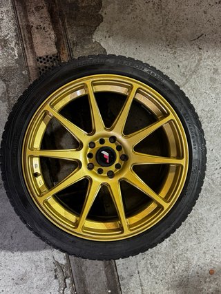 Llantas JR 11 Doradas