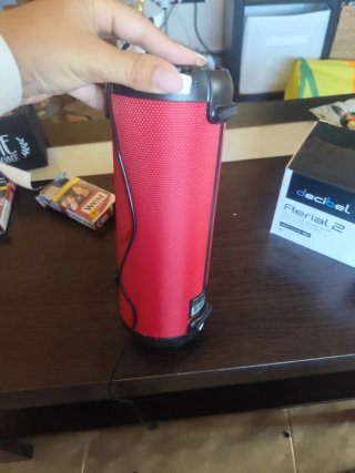 Altavoz Decibel Aerial 2 Bluetooth Rojo