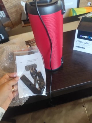 Altavoz Decibel Aerial 2 Bluetooth Rojo