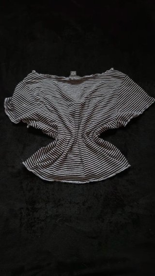 Camiseta de rayas negro y blanco Primark