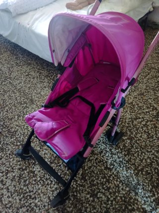 Silla de paseo rosa