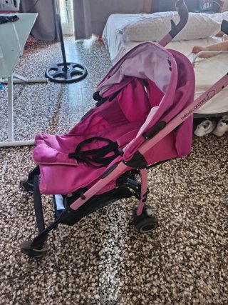 Silla de paseo rosa