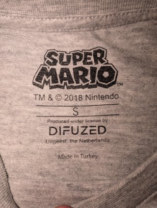 Camiseta Mario (Primark)