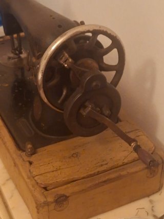 Máquina de coser antigua Singer
