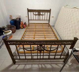 Cabecero. Estructura Cama Hierro Forjado Antigua