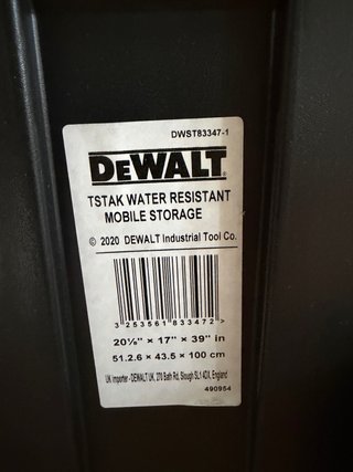 Caja Herramientas DeWalt TSTAK con Ruedas
