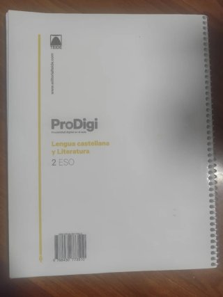 Cuaderno ProDigi. Lengua castellana y Literatur...