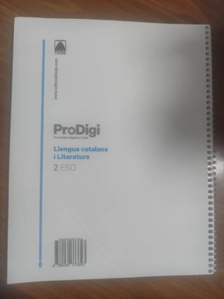 Cuaderno ProDigi. Lengua castellana y Literatur...