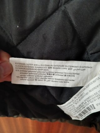 Abrigo verde mujer calentito.  Válido para talla M