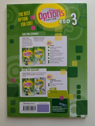 Ingles 3 ESO Burlington Books - Options - Students