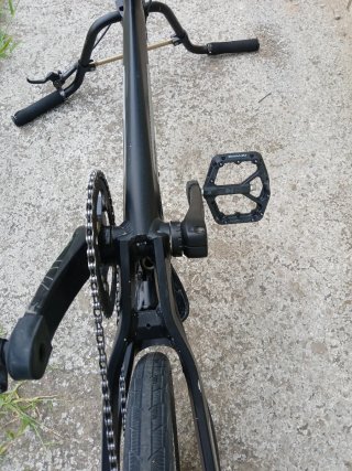 Bici BMX Yess WRLOCP Negra