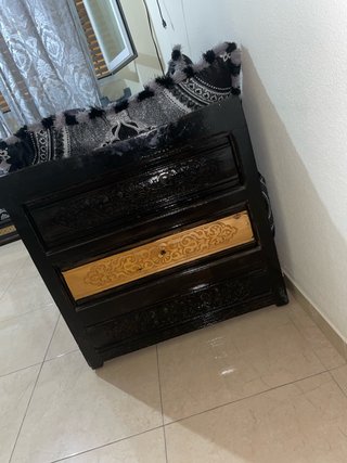 Sofá Marroquí Tela y Madera