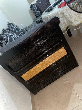 Sofá Marroquí Tela y Madera