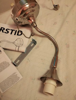 Lote 2 bases aplique pared IKEA ÅRSTID