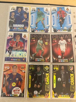 Cartas Fútbol Megacracks, Topps, Adrenalyn...