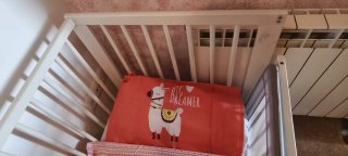 Cuna Ikea Blanca 60x120 (2 colchones + nórdico)