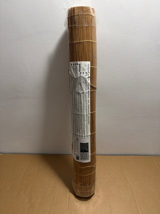 Persiana enrollable de bambú 60x175 cm