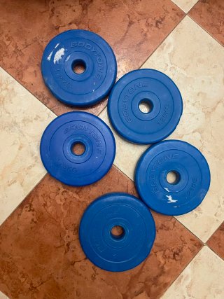 5 Discos pesas Bodytone 1.25kg