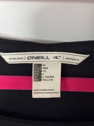 Camiseta Oneill Negra Talla M Mujer