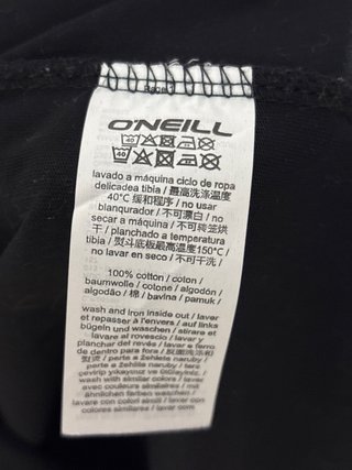 Camiseta Oneill Negra Talla M Mujer