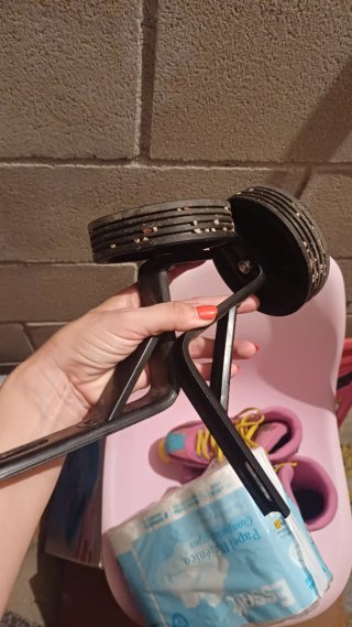Bicicleta niña mint/rosa de 16"