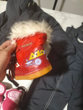 Set tuta neve + stivaletti bimbo/a
