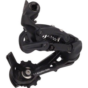 Cambio SRAM X5 9V Caja Larga Aluminio Negro