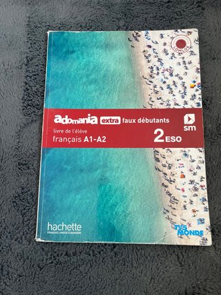 Français A1-A2. 2 Secundaria. Adomania, extra f...