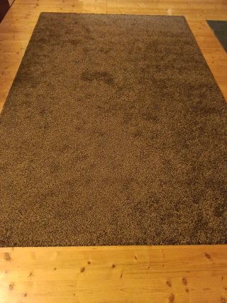 Alfombra 200x307 Marrón Chocolate