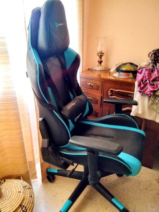 Sillón Gaming Newskill Negro/Azul