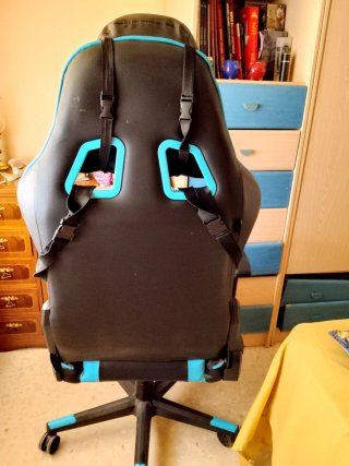 Sillón Gaming Newskill Negro/Azul