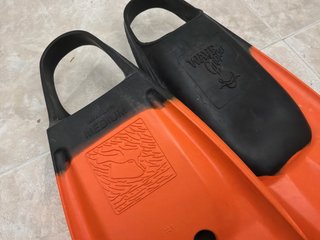 Aletas Bodyboard Wave Grippre Naranja