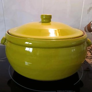 Cazuela alta cerámica artesanal 28cm exclusiva