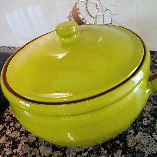 Cazuela alta cerámica artesanal 28cm exclusiva
