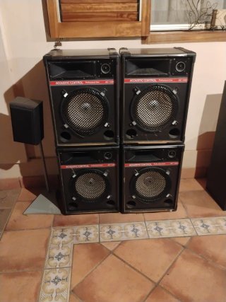 Lote 4 Altavoces Profesionales Acoustic Control AC