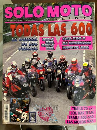 Solo Moto 30-Revistas 95 al 113 correlativos