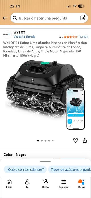 Robot Limpiafondos Wybot C1