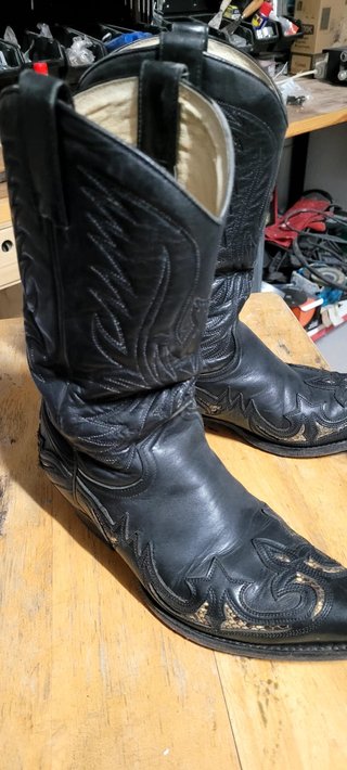 Botas Sendra Piel Negras Poco Uso