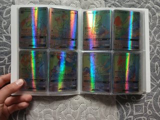 Álbum Pokémon + 110 Cartas GX Full Art y Arcoíris