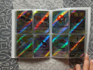 Álbum Pokémon + 110 Cartas GX Full Art y Arcoíris
