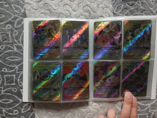 Álbum Pokémon + 110 Cartas GX Full Art y Arcoíris