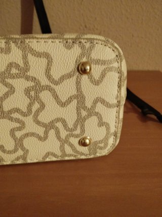 Bolso Tous Mediano Beige/Blanco