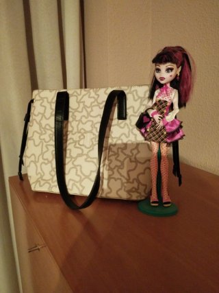 Bolso Tous Mediano Beige/Blanco
